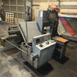 W.F. WELLS AUTOMATIC HORIZONTAL BAND SAW, MODEL Q-14/QJ-24, DATA TAG UNREADABLE