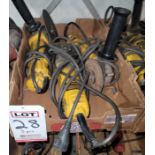 LOT - (3) DEWALT 4-1/2" ANGLE GRINDERS