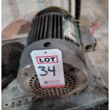 LINCOLN TEFC AC MOTOR, 2 HP, 1160 RPM, 3-PHASE, 230/460V