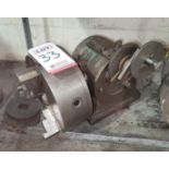 LOT - CARROLL INDEXING FIXTURE W/ 11" 3-JAW CHUCK