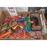 LOT - SMALL TORX WRENCHES, ETC. FOR INSERT TOOLING