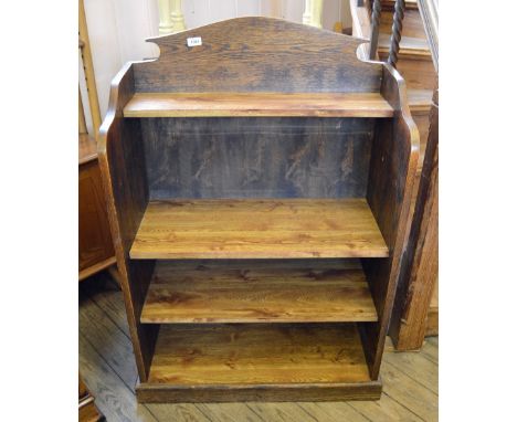 An Oak and laminate book shelf