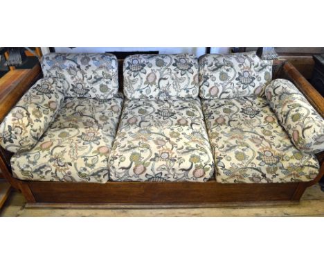 A Bergere three seater sofa