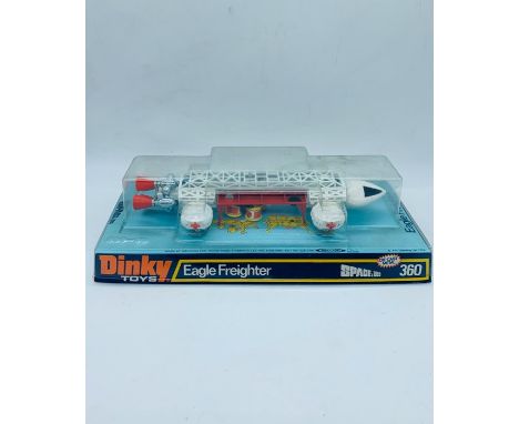 A Dinky toy model no:360 Eagle Freighter "all white version": Space 1999.