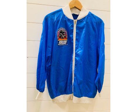 A rare Star Wars Empire Strikes Back jacket with Stunts patch and Darth Vader front patch from the private collection of Pame