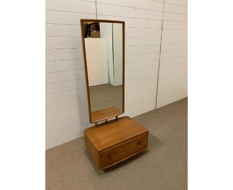 A Mid Century model Ercol freestanding cheval mirror London