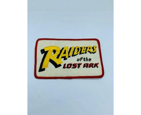 Rare: Indiana Jones Raiders of the Lost Ark crew patch from the personal collection of Pamela Francis-Mann, continuity on the