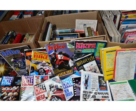 FIVE BOXES OF BOOKS, over eighty hardback books to include travel guides from around the world, Italian, German, French, Span