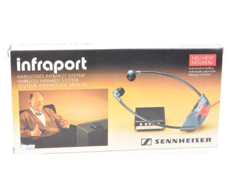 Sennheiser - Infraport - Late 20th century vintage headphones, featuring a wireless infrared system. Housed within the origin