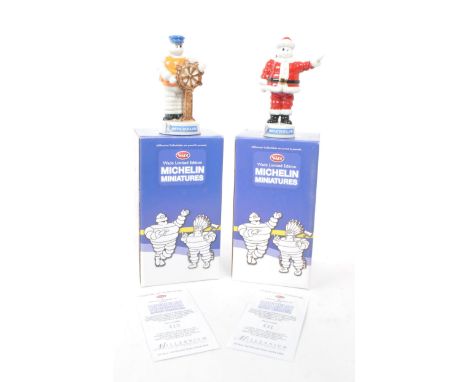 Michelin - Wade - Two vintage Wade for Michelin limited edition ceramic figures. One being Sailor Bibendum (410/750), the oth