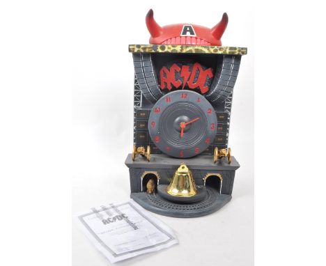 The Bradford Exchange - A 2017 AC DC battery-operated cuckoo clock. Featuring a stage design to the main body, devil horns to