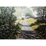 Richard Wardle Etching Whelpstone Crag, Summer, , signed and dated 1984 lower right, 30cm x 43cm