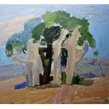 Julian Bailey (b.1963)  Oil "The Swinbrook Valley", initialled, 45cm x 50cm  With Fosse Gallery