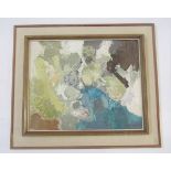 John Thorgren (Swedish 1918-2000) Oil on board Abstract, signed lower right and dated 59, 32cm x
