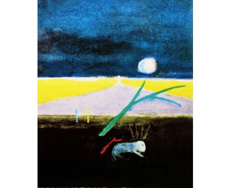 Craigie Aitchison CBA RSA (1926-2009)
Limited edition artist's proof screenprint
&ldquo;Candy Dead&rdquo;, signed verso 2002,