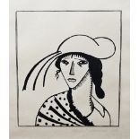 Marie Laurencin (1883-1956)  Woodcut "Vendredi (1913)" signed in pencil and dated 1913, 19cm x 17cm,