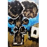 Josef Herman (1911-2000) Watercolour on paper “Tree”, Albany Gallery label verso and with the Albany