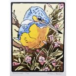 Andrew Haslen (b.1953) Limited edition print Kingfisher, signed in pencil and numbered 7/35, 22cm