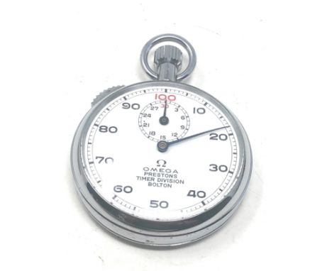 Omega prestons timer division bolton stopwatch the watch is ticking 