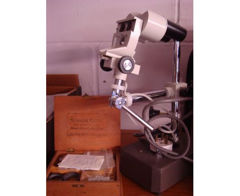 A Meiji stereoscopic microscope, model BM 28267. 