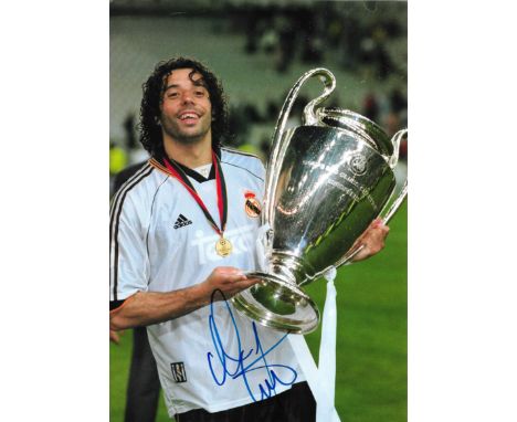 REAL MADRID - IVAN CAMPO AUTOGRAPHED PHOTO
Hand signed photo size 8.5 x 11.5 inches