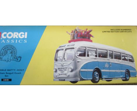 BURNLEY 1959-60 CHAMPIONS CORGI LIMITED EDITION OPEN TOP BUS MODEL&nbsp;
Nice item in very goos condition