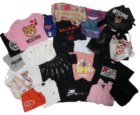 VARIOUS&nbsp; - An assortment of children's clothes including Balmain, Kenzo, Moschino, Ralph Lauren, Fendi, Gucci, Condition