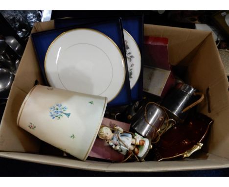 Royal Worcester cake plates, bird figures, lamp, assorted EPNS etc Condition Report:No condition report available.