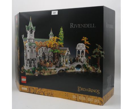 Lego: The Lord of the Rings - a boxed 10316 Rivendell 6,167-piece set, the contents housed in a number of sealed bags and one