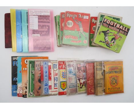 A&nbsp; collection of sixteen various sporting annuals, dated 1920 to 1965, including The Athletic News Football Annual, Dail