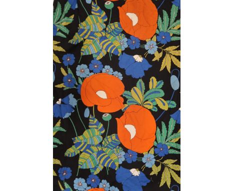 A pair of Sanderson Odile pattern curtains and a pair of retro mid century curtains Condition Report:We would recommend you v
