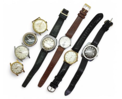 Collection of wristwatches, including face watches marked Rotary, Timex, Lanco, The Skipper and others Condition Report:No co