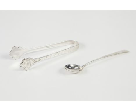 LATE VICTORIAN SILVER PRESERVE SPOON BY HEATH & MIDDLETON, with long, slender, tapering handle and oval bowl, 5 ¼" (13.4cm) l