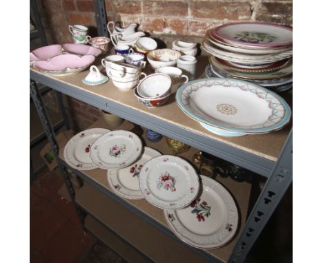 An assortment of ceramics to include Derby, Coalport, Hammersley etc