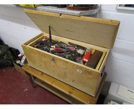 Tool chest and contents to include new draft-proof letter boxes