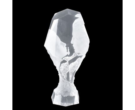 Michael Wilkinson, American (20th C) Acrylic Sculpture "Touchstone". Signed, dated 1996 and numbered 165/1800. Measures 13" H