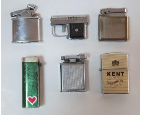 Collection of vintage lighters (6) 