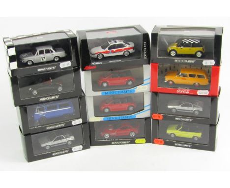 *Minichamps collection of diecast vehicles, including Mercedes Benz, Vauxhall etc. (12).