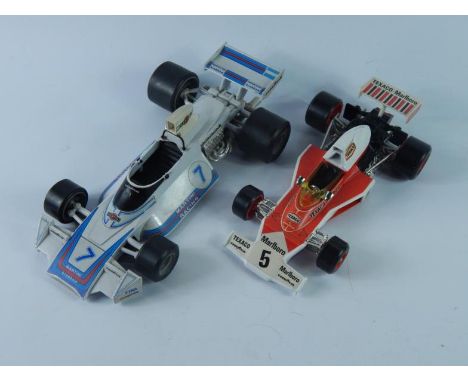 Diecast Formula 1 models, including Polastil, Corgi, etc, teams including Brabham, McLaren, Ferrari, (6).