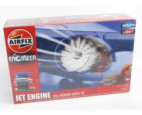 *An Airfix Engineer Jet Engine model kit.