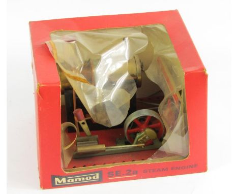 *A Mamod SE2A steam engine, in original packaging.
