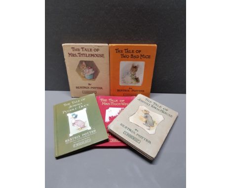 5 VINTAGE BEATRIX POTTER BOOKS