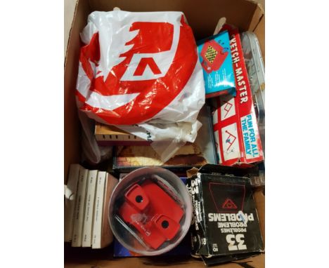A BOX OF MISCELLANEOUS INC SKETCH MASTER ETC