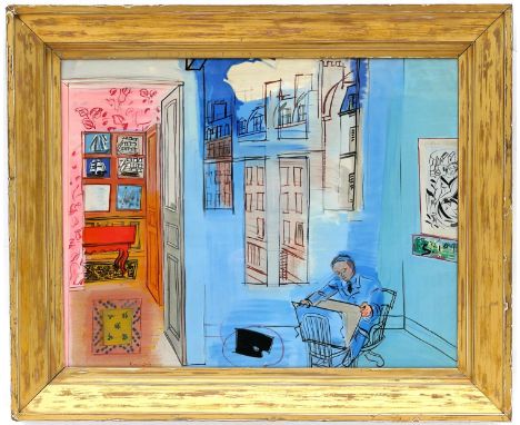 RAOUL DUFY (French, 1877 ? 1953) 'L'Atelier', 1969, lithograph, edition of 1000, Pierre Levy suite, 45cm x 60cm, framed. 