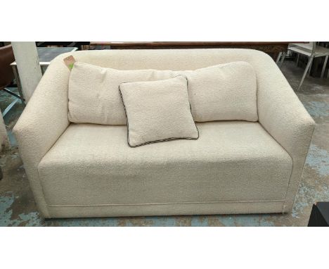 CHARLES BURNARD SOFA, 150cm W, in a Dedar karakorum boucle upholstery. 