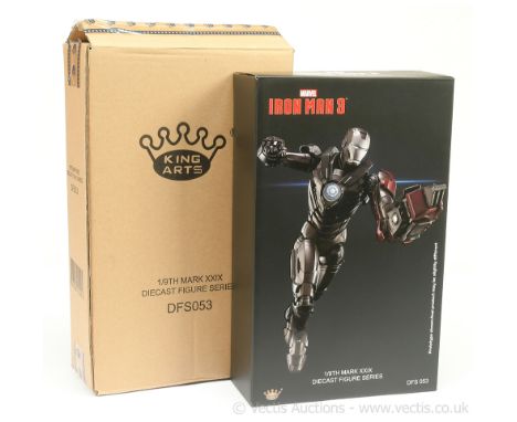 King Arts Marvel Iron Man 3 mark XXIX 1/9th scale diecast figure, DFS053, Near Mint to Mint, within Excellent to Near Mint op