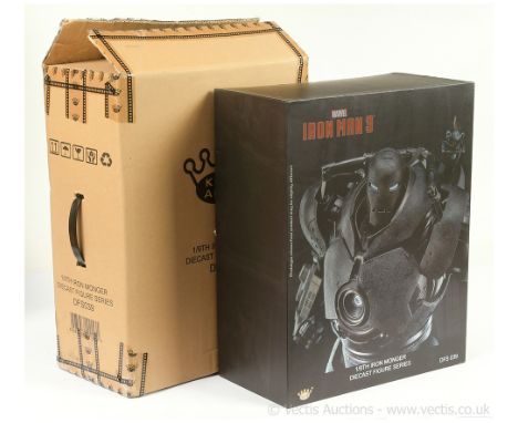 King Arts Marvel Iron Man 3 Iron Monger 1/9th scale diecast figure, DFS039, Near Mint to Mint, within Near Mint opened packag