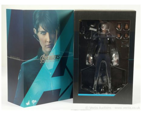 Hot Toys Marvel Avengers Age Of Ultron Maria Hill MMS305 12" scale figure, Mint complete, Within Mint packaging.