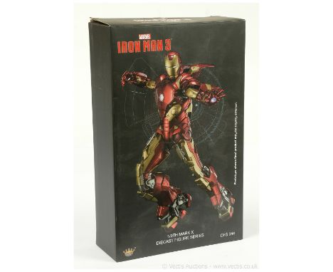 King Arts Marvel Iron Man 3 mark X 1/9th scale diecast figure, DFS044, Excellent, within Excellent opened packaging,