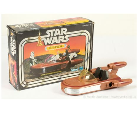 Kenner Star Wars vintage Landspeeder, Excellent (wind shield yellowed) complete, within Good Plus opened box.